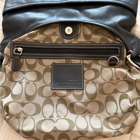 Coach Soho Slim Hippie Crossbody 9549 Black Leather Vintage Y2K Timeless Style - Picture 7 of 16